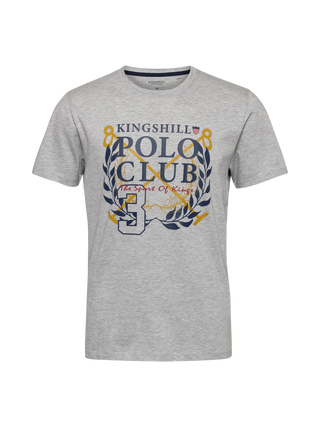 Kingshill Polo Club Tee T-shirt L - Grey melange