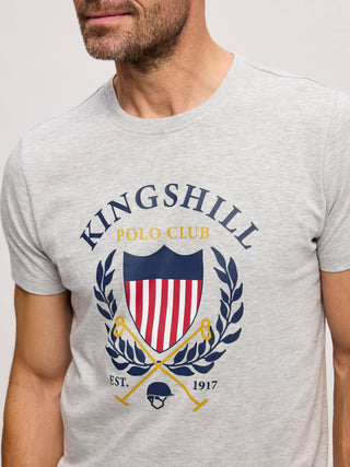 Kingshill Identity Tee T-shirt Grey Melange