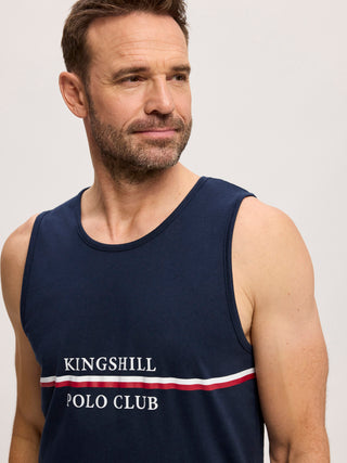 Kingshill Authentique Tank T-shirt B - Blue