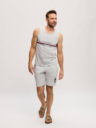 Kingshill Authentique Tank T-shirt C - Grey Melange