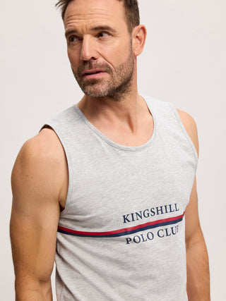 Kingshill Authentique Tank T-shirt C - Grey Melange