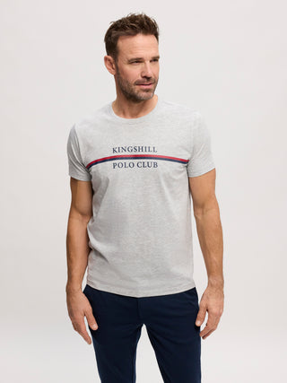 Kingshill Authentique Tee T-shirt Grey Melange