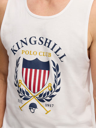 Kingshill Identity Tank T-shirt A - White