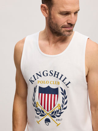 Kingshill Identity Tank T-shirt A - White