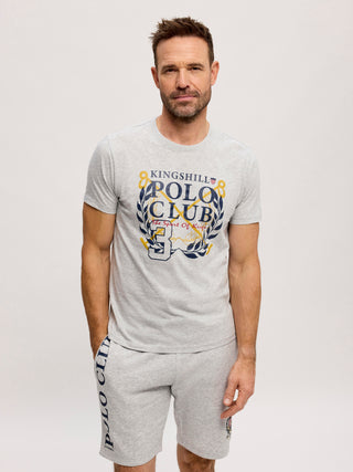 Kingshill Polo Club Tee T-shirt L - Grey melange