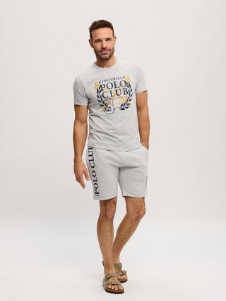 Kingshill Polo Club Tee T-shirt L - Grey melange